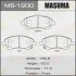 Колодки гальмівні передні Toyota Avensis (03-08) (MS-1900) MASUMA MS1900 (фото 1)