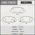Колодки тормозные задн Toyota Venza (09-16) (MS-1903) MASUMA MS1903 (фото 1)