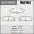 Колодки гальмівні передні Mitsubishi L200 (07-), Pajero Sport (09-15) (MS-3900) MASUMA MS3900 (фото 1)