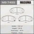 Колодки тормозные (MS-7493) MASUMA MS7493 (фото 1)