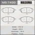 Колодки тормозные передн Subaru Forester (12-), Impreza (08-14), Legacy (09-14) (MS-7499) MASUMA MS7499 (фото 1)