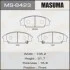 Колодки тормозные передн HONDA CIVIC VIII, FR-V (MS-8423) MASUMA MS8423 (фото 1)