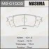 КОЛОДКИ ГАЛЬМІВНІ (MS-C1009) MASUMA MSC1009 (фото 1)
