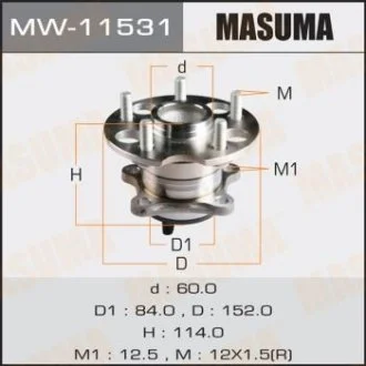 Маточина колеса (MW-11531) MASUMA MW11531