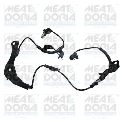 Датчик ABS передн прав (із дротом) MITSUBISHI L200, L200 / TRITON 2.2D/2.4D/2.5D 12.86- MEAT&DORIA 901126 (фото 1)