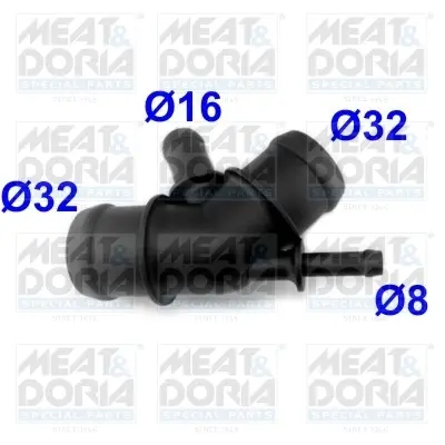 Фланець охолоджувальної рідини MEAT&DORIA 93131 (фото 1)