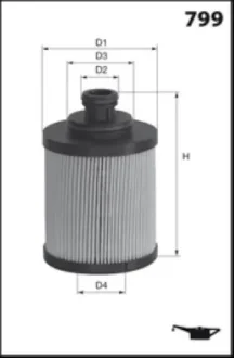 Фільтр масляний MECAFILTER ELH4560