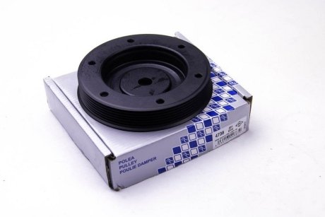 Шкив коленвала Peugeot 307, Expert/Citroen Jumpy 2.0HDI (07-) Metalcaucho 04738