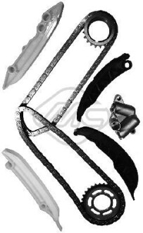 Цепь привода ГРМ (к-кт) BMW 1(E87)/3(E46/E90)/5(E60/E61) 1.8/2.0 d 01- Metalcaucho 06165