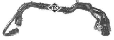 Патрубок радиатора нижний Citroen Zx/Peugeot 306 1.8-2.0  Metalcaucho 08292