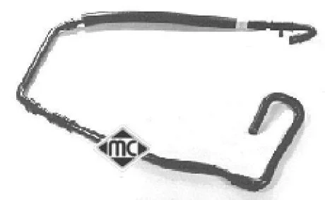 Патрубок радиатора Citroen ZX, ZX Break / Peugeot 306  Metalcaucho 08306
