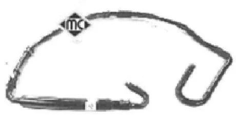 Патрубок радиатора Citroen Zx/Peugeot 306 1.9TD (92-)  Metalcaucho 08321
