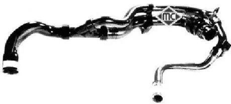 Патрубок радиатора Citroen Berlingo/Peugeot Pertner (96-)  Metalcaucho 08436