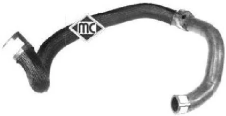 Патрубок радиатора Citroen Berlingo/Peugeot Partner 1.9D (96-) верх  Metalcaucho 08553