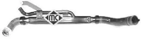 Патрубок радиатора Peugeot 406 2.1TD (96-04)  Metalcaucho 08574
