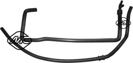 Патрубок радиатора Peugeot 406 1.9TD (96-)  Metalcaucho 08577