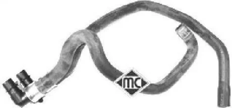 Патрубок системы отопления Peugeot 306 1.8, 2.0 16V (97-)  Metalcaucho 08610