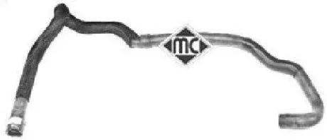 Патрубок радиатора Peugeot 306  Metalcaucho 08612