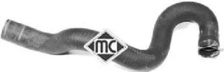 Патрубок радиатора Peugeot 206 1.9D (98-01)  Metalcaucho 08674