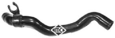 Патрубок радиатора Kangoo 1.9D 97- (верхній) Metalcaucho 08723