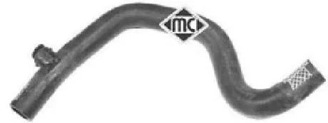 Патрубок системы отопления Peugeot 206  Metalcaucho 08756