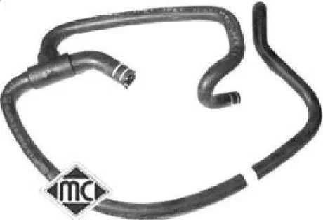 Патрубок системы отопления Peugeot Boxer/Citroen Jumper 2.5D  Metalcaucho 08932