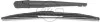 Щетка стеклоочистителя с поводком задняя PEUGEOT 406 (8B), 406 (8E/F) (96-04) 350мм Metalcaucho 68033 (фото 1)