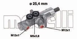 Циліндр гальмівний (головний) Audi A4/A6/Skoda Superb/VW Passat 1.6-4.2 97-09 (d=25.4mm) (Aluminium) Metelli 05-0613