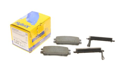 Комплект тормозных колодок (дисковых) Metelli 22-0151-0