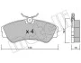 Комплект тормозных колодок (дисковых) METELLI Metelli 22-0162-0 (фото 2)