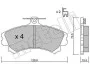 Комплект тормозных колодок (дисковых) METELLI Metelli 22-0216-0 (фото 2)