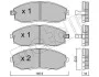 Комплект тормозных колодок (дискових) Metelli 22-0297-0 (фото 2)