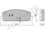 Комплект тормозных колодок (дисковых) METELLI Metelli 22-0302-1 (фото 3)