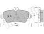 Комплект тормозных колодок (дисковых) METELLI Metelli 22-0310-0 (фото 3)