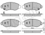 Комплект тормозных колодок (дисковых) METELLI Metelli 22-0320-0 (фото 2)