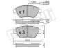 Комплект тормозных колодок (дисковых) METELLI Metelli 22-0321-0 (фото 2)