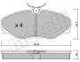 Комплект тормозных колодок (дисковых) METELLI Metelli 22-0338-2 (фото 2)