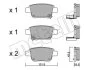 Комплект тормозных колодок (дисковых) METELLI Metelli 22-0451-0 (фото 9)