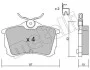 Комплект тормозных колодок (дисковых) METELLI Metelli 22-0465-0 (фото 2)