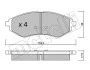 Комплект тормозных колодок (дисковых) METELLI Metelli 22-0508-0 (фото 3)