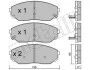 Комплект тормозных колодок (дисковых) METELLI Metelli 22-0515-0 (фото 2)
