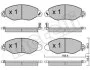 Комплект тормозных колодок (дисковых) METELLI Metelli 22-0536-0 (фото 14)