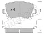 Комплект тормозных колодок (дисковых) METELLI Metelli 22-0553-0 (фото 2)