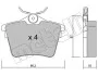 Комплект тормозных колодок (дисковых) METELLI Metelli 22-0602-0 (фото 3)