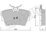 Комплект тормозных колодок (дисковых) METELLI Metelli 22-0635-0 (фото 2)