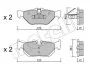 Комплект тормозных колодок (дисковых) METELLI Metelli 22-0642-0 (фото 7)