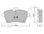 Комплект тормозных колодок (дисковых) METELLI Metelli 22-0646-0 (фото 8)