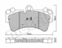 Комплект тормозных колодок (дисковых) METELLI Metelli 22-0654-0 (фото 2)