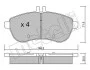 Комплект тормозных колодок (дисковых) METELLI Metelli 22-0665-0 (фото 2)