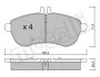 Комплект тормозных колодок (дисковых) METELLI Metelli 22-0665-0 (фото 3)